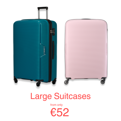 Shop large suitcases from only €59.50