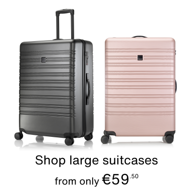 Shop large suitcases from only €59.50