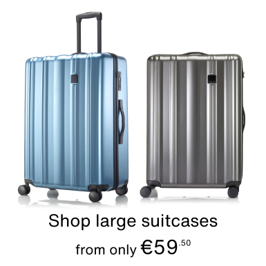 Shop large suitcases from only €59.50