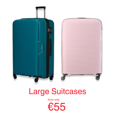 Shop large suitcases from only €59.50