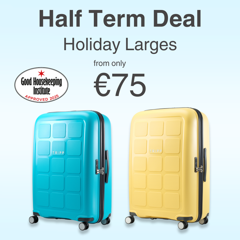 Shop Holiday 8 suitcases from only €27.50. Good Housekeeping Approved luggage