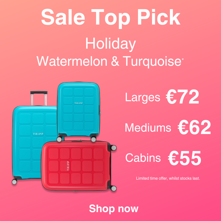 Shop Holiday 8 Watermelon & Turquoise Larges €72. Good Housekeeping Approved.