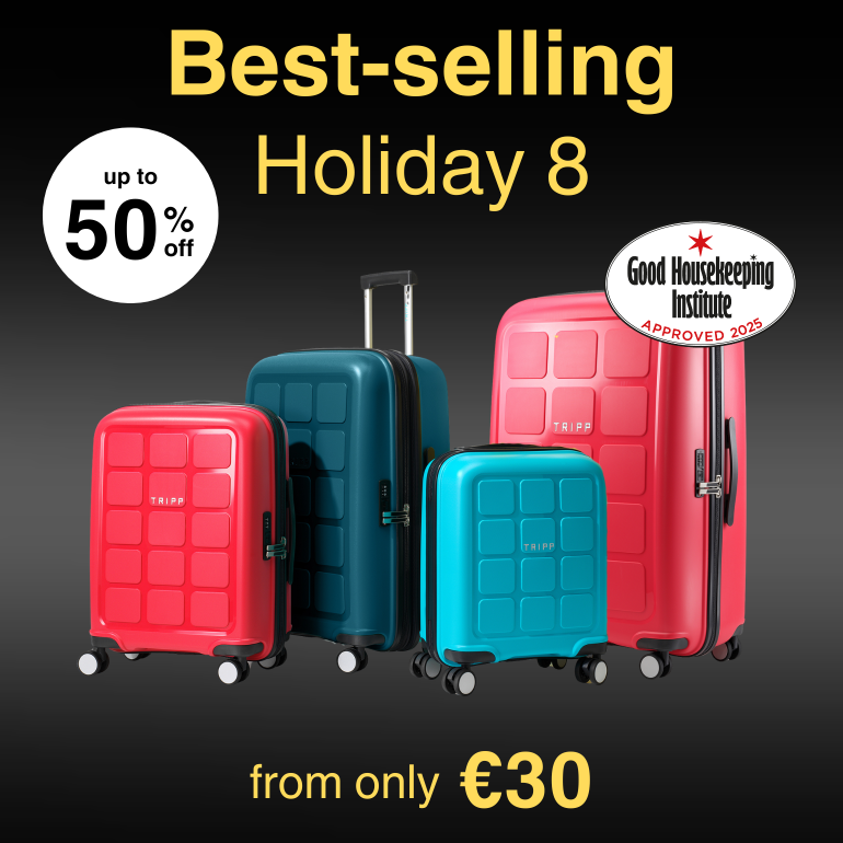Shop best-selling Holiday 8, up to 50% off, from only €30. Good Housekeeping approved luggage