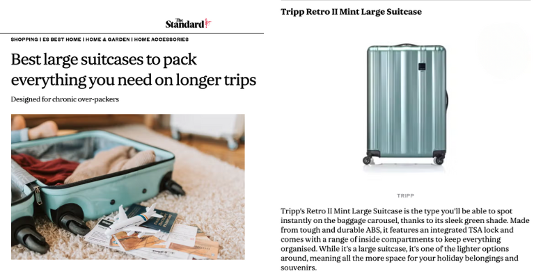 The Standard - Best Large Suitcases