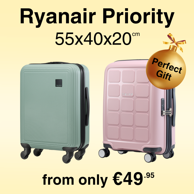 Ryanair Priority 55x40x20cm, from only €49.95