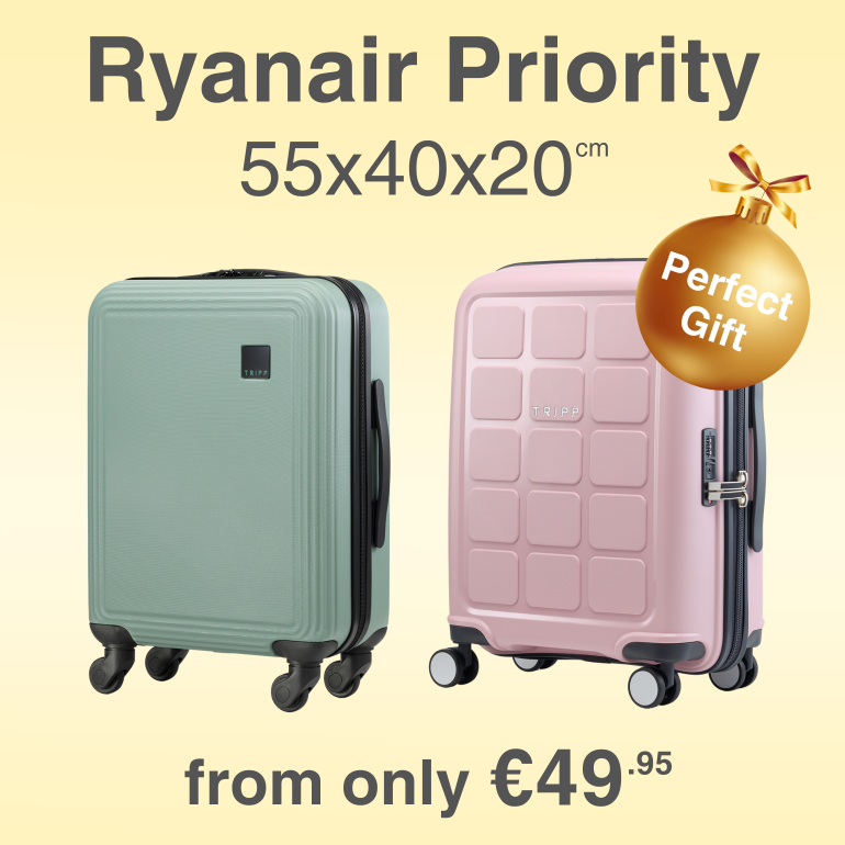 Ryanair Priority 55x40x20cm, from only €49.95