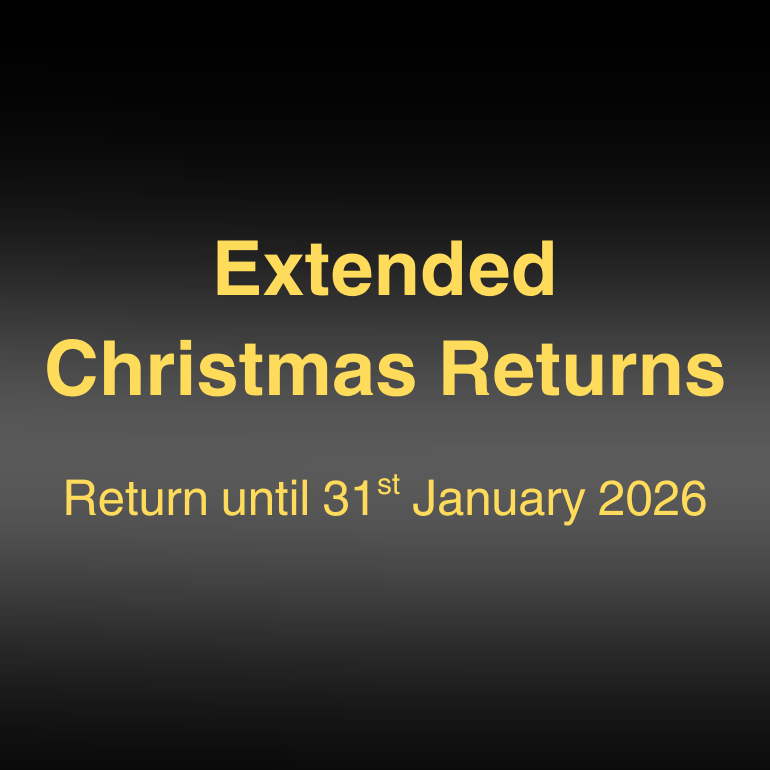 Extended Christmas Returns. Return until 31st January 2026