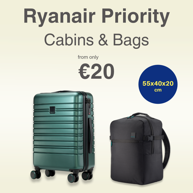 Shop Ryanair Priority Cabins from only €18