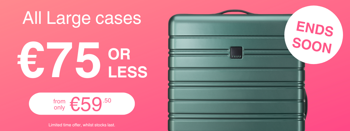 Shop Large Suitcases from only €59.50