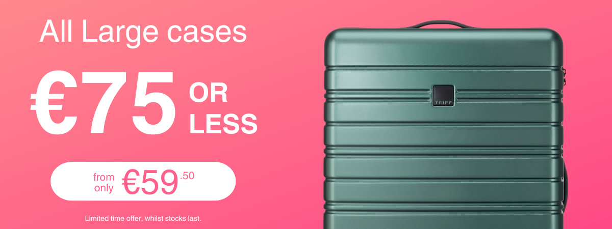 Shop Large Suitcases from only €59.50