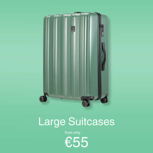 Shop large suitcases, from only €52