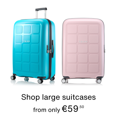 Shop large suitcases, from only €59.50