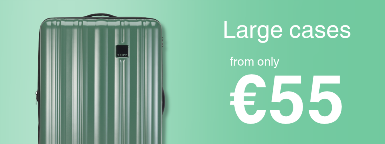 Shop large suitcases, from only €52
