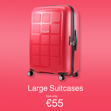 Shop large suitcases, from only €52