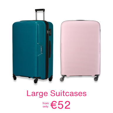 Shop large suitcases, from only €52