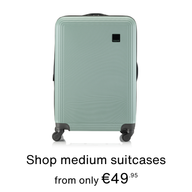 Shop medium suitcases, from only €49.95