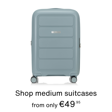 Shop medium suitcases, from only €49.95