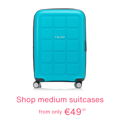 Shop medium suitcases, from only €49.95