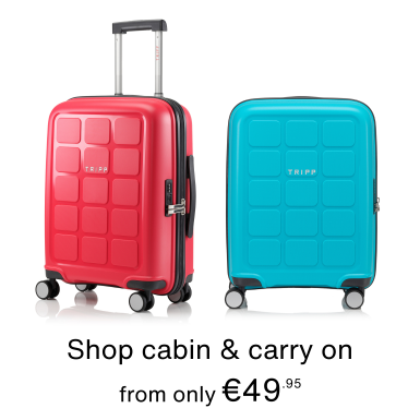 Shop cabin and carry-on suitcases, from only €49.95