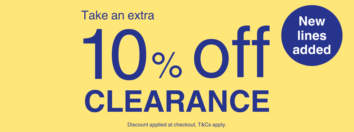 Shop Clearance, get up to 50% off, from only €16