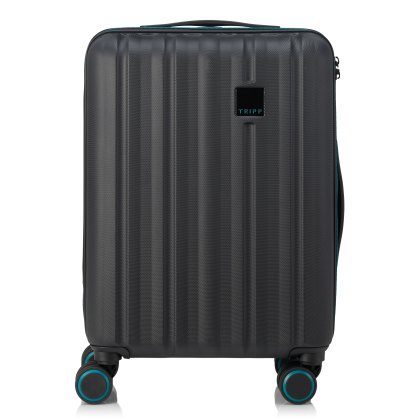 Tripp Retro Black Cabin Suitcase 55x37x21cm