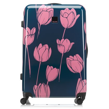 Tripp Tulip Print Large Suitcase