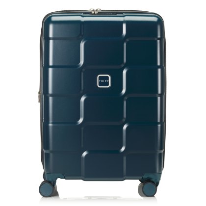 Tripp Wavy Navy Medium Expandable Suitcase