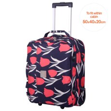 Tripp Express Tulip 2-Wheel Cabin Duffle Navy/coral