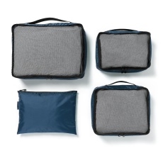 Tripp Dark Sea Blue Packing Cubes (Set Of 3) Tripp Dark Sea Blue Packing Cubes (Set Of 3)
