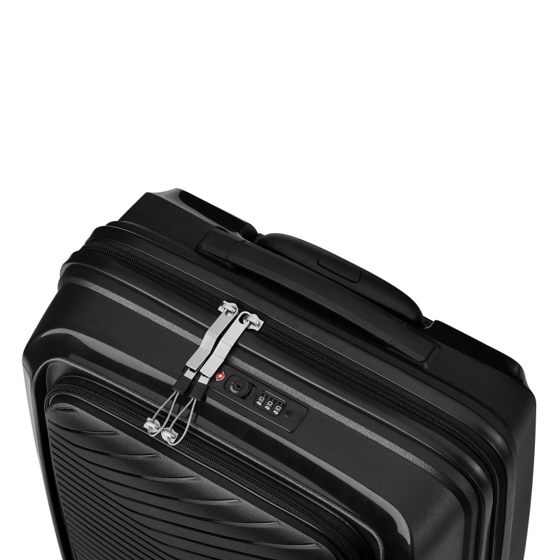 Tripp black cabin suitcase top