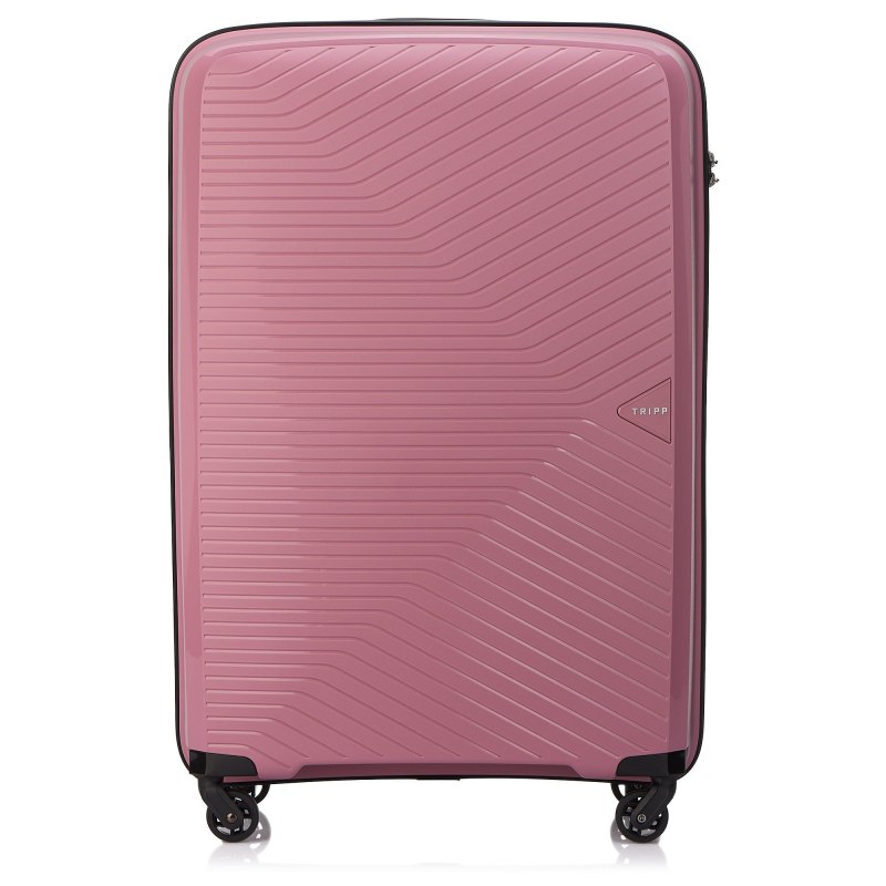 Chic Large 4 wheel Suitcase 77cm ROSE