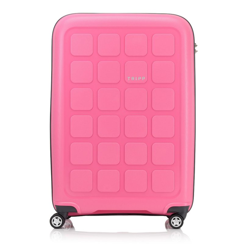 Holiday 7 Large 4 wheel Suitcase 75cm FLAMINGO