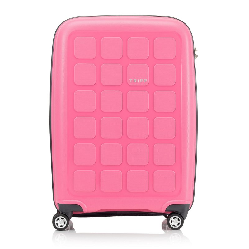 Holiday 7 Medium 4 wheel Suitcase 65cm FLAMINGO