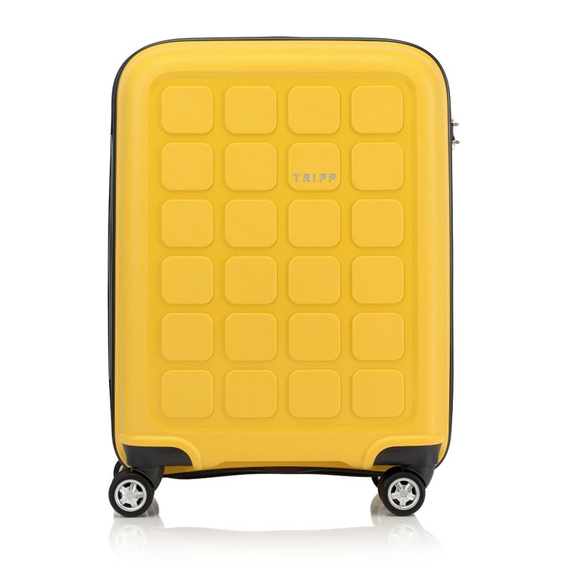 Holiday 7 Cabin 4 wheel Suitcase 55cm BANANA