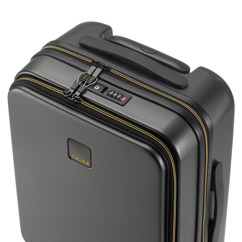 Style Lite Tripp Cabin Case Size Tripp Wheel Medium Suitcase Black