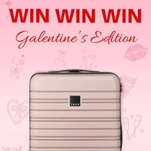 THE BIG GALENTINE’S COMPETITION! We’re giving away not one... not two... but FOUR cabin sized sui...